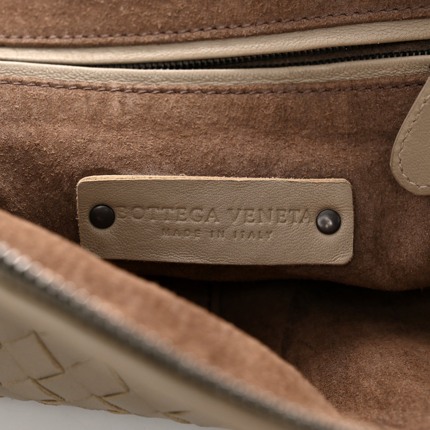 Bottega Veneta Nappa Intrecciato Nodini Crossbody Messenger Mink 6 of 9
