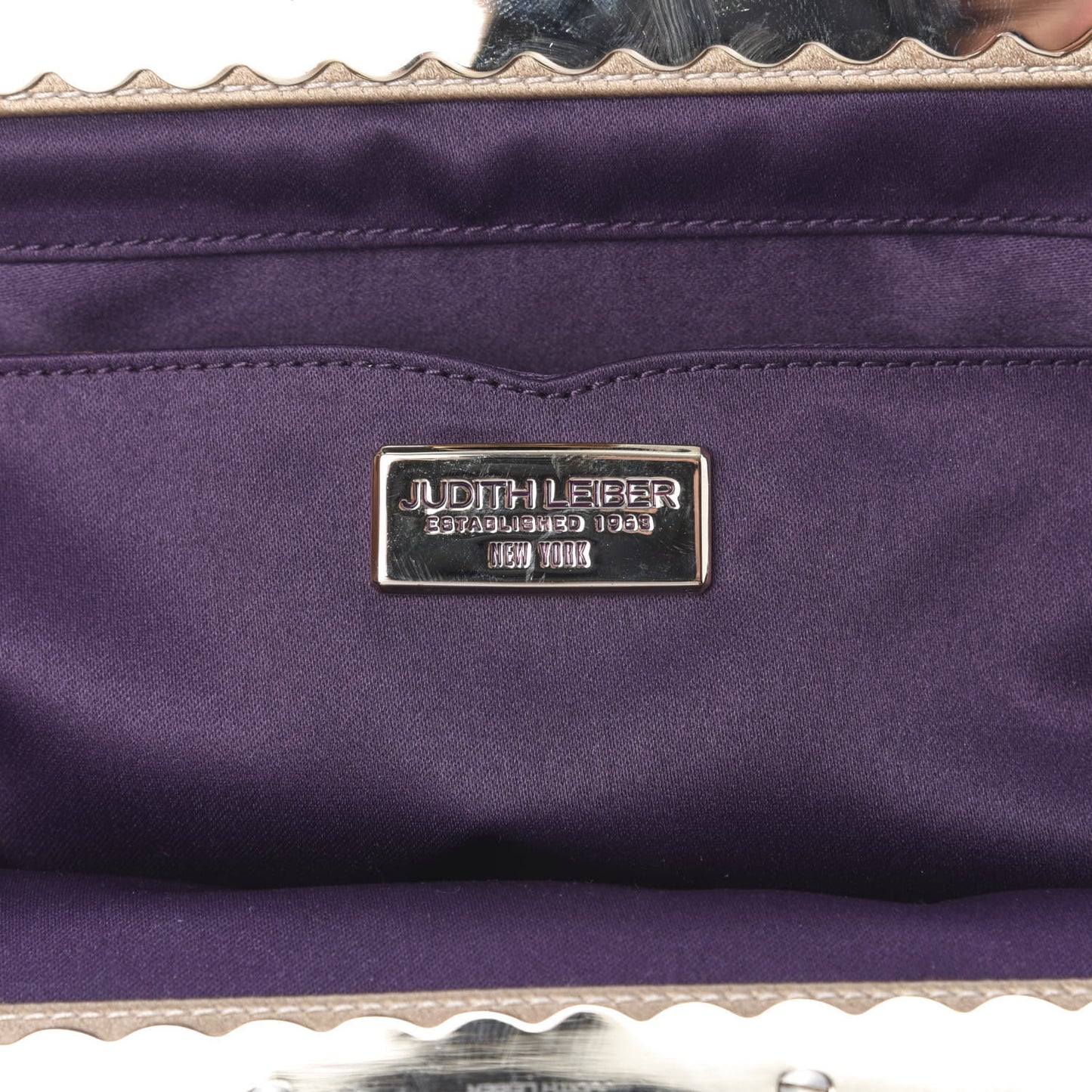 Crystal Metallic Clutch Antique Gold