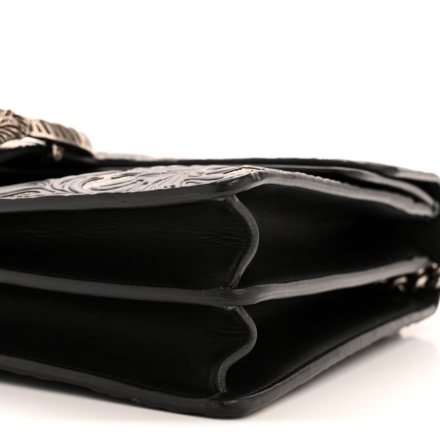 Gucci GG Supreme Monogram Arabesque Medium Dionysus Shoulder Bag Black 10 of 14