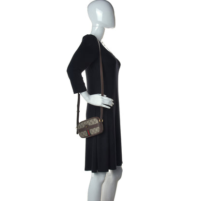 Gucci GG Supreme Monogram Web Mini Ophidia GG Bag Brown 2 of 10