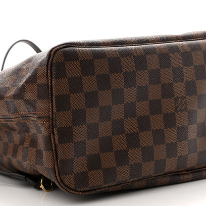 Louis Vuitton Damier Ebene Neo Neverfull MM Rose Ballerine 10 of 12