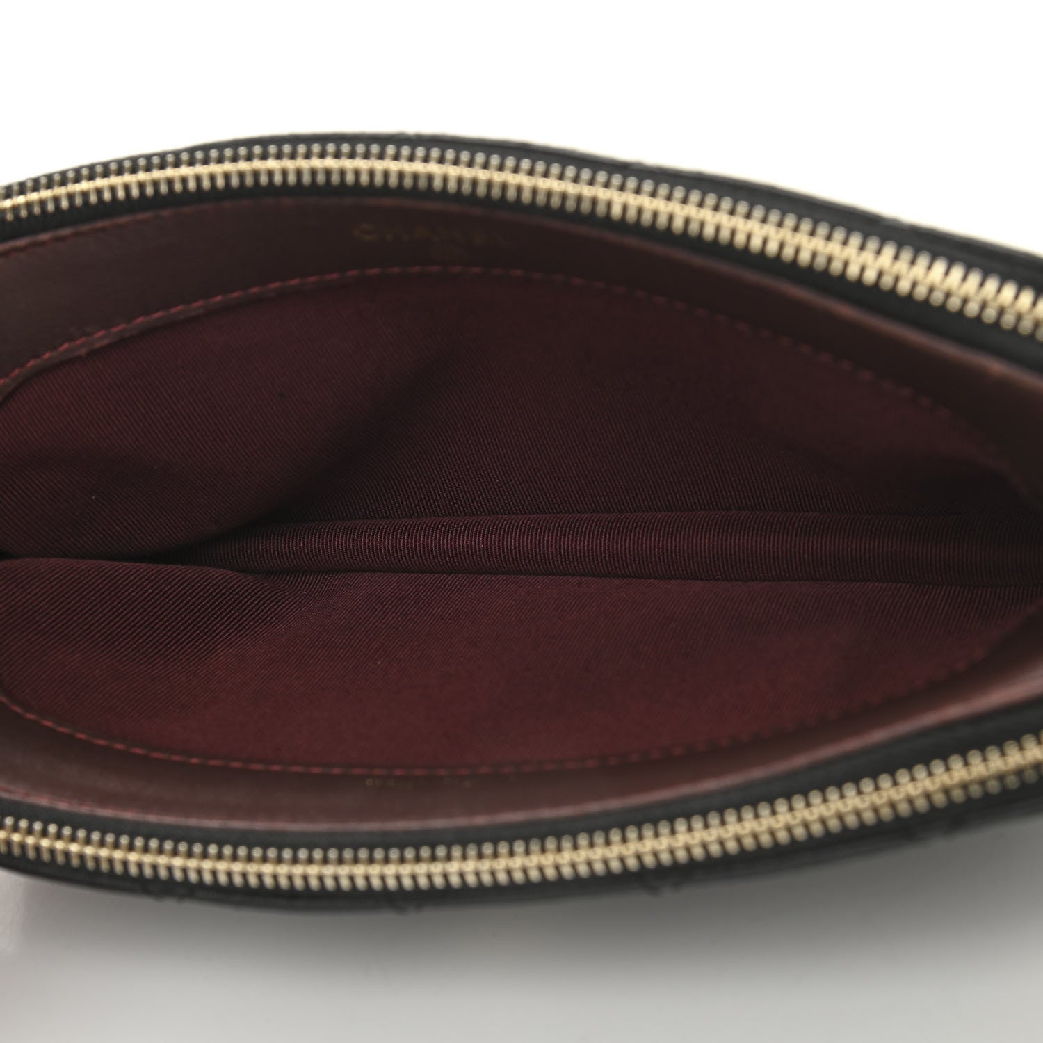Chanel Lambskin Quilted Small Clutch With Chain Black 5 of 11