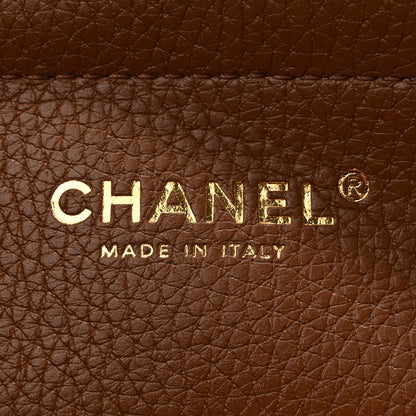 Chanel Grained Calfskin Stitched Urban Essentials Small Shopping Bag Camel 6 of 10
