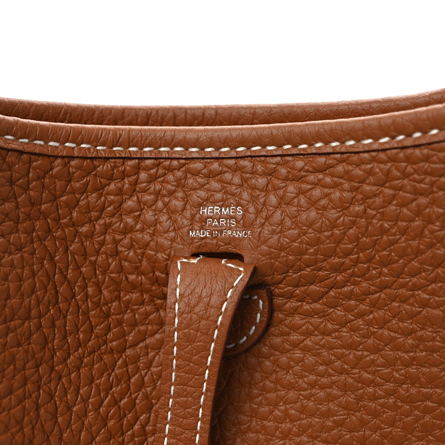 Hermes Taurillon Clemence Evelyne TPM Gold 6 of 9
