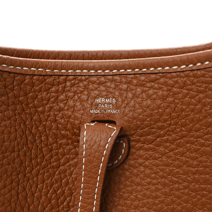 Hermes Taurillon Clemence Evelyne TPM Gold 6 of 9