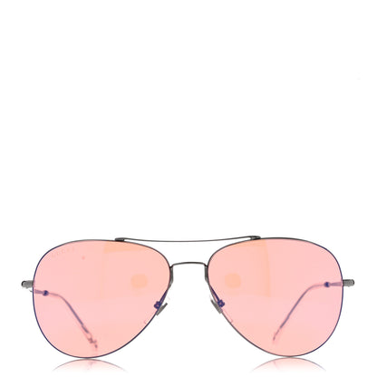 Gucci Metal Aviator GG0500S Sunglasses Pink 2 of 9