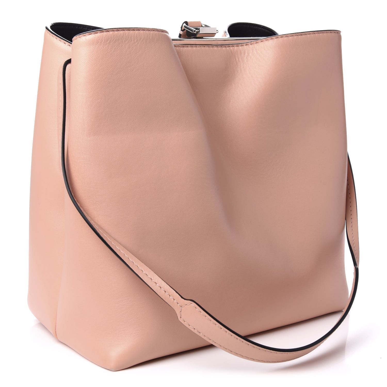 Proenza Schouler Smooth Calfskin Frame Shoulder Bag Deep Blush 4 of 11