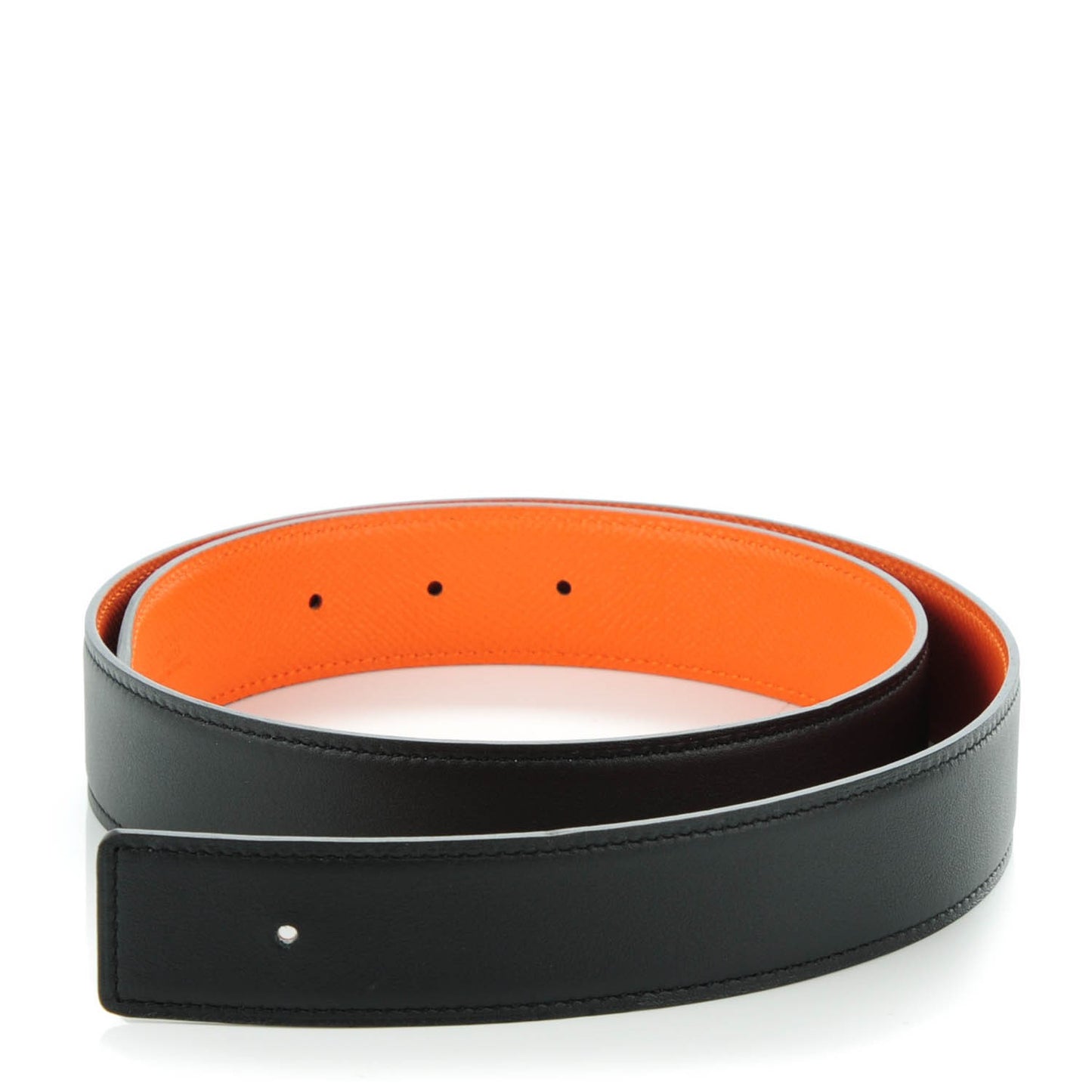 Swift Epsom 32mm Belt Strap 80 Black Orange