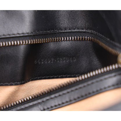 Gucci Calfskin Matelasse Small GG Marmont Shoulder Bag Black 7 of 11