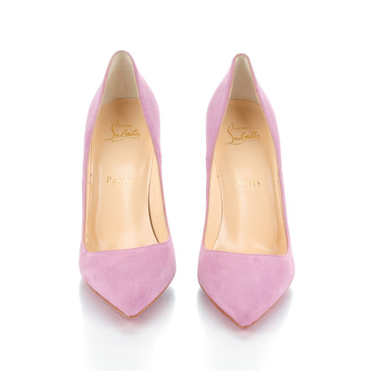 Christian Louboutin Suede So Kate 120 Pumps 38.5 Rosette 2 of 8