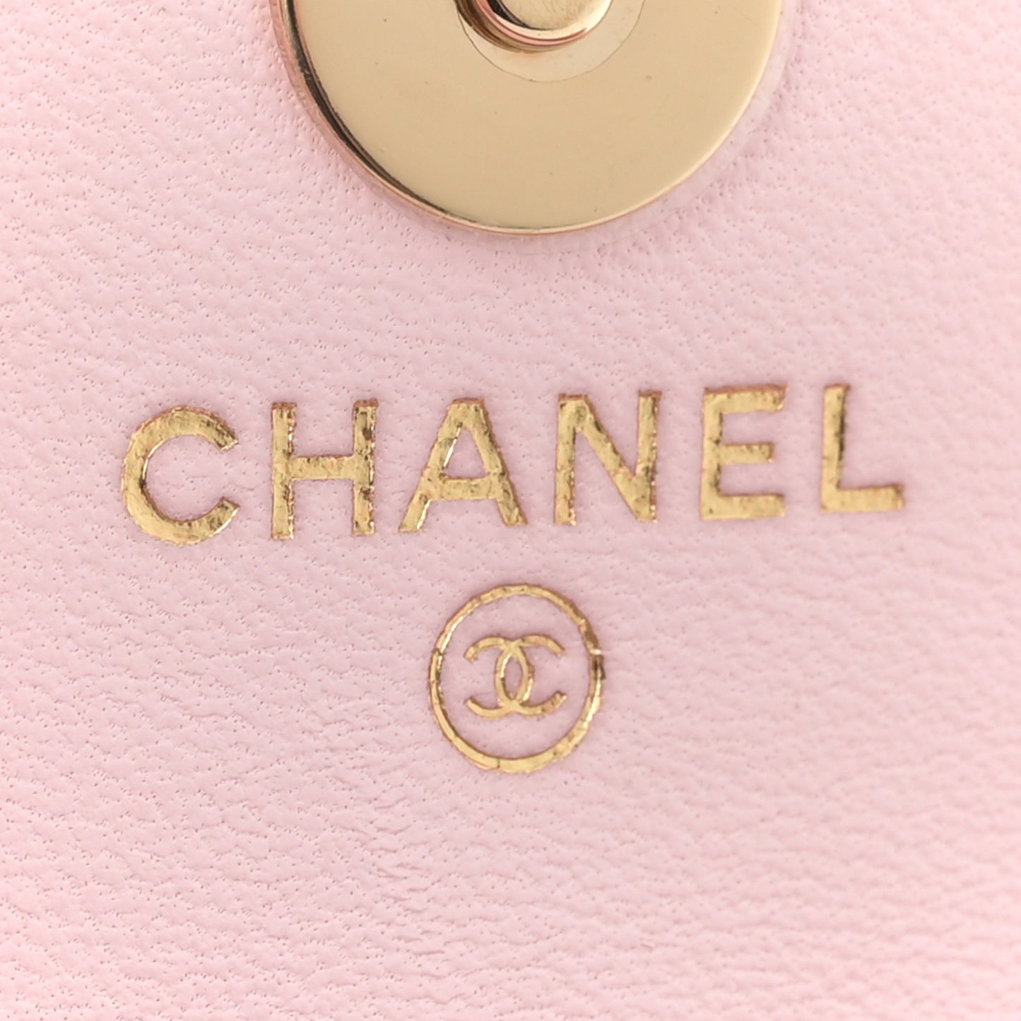 Lambskin Quilted Pearl Chain Belt Bag Light Pink