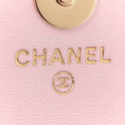 Chanel Lambskin Quilted Pearl Chain Belt Bag Light Pink 6 of 10
