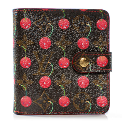 Louis Vuitton Monogram Cerises Compact Zippe Wallet 1 of 8