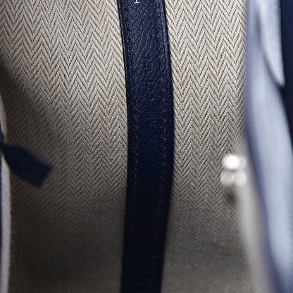 Hermes Epsom Garden Party 30 TPM Bleu Saphir 7 of 16