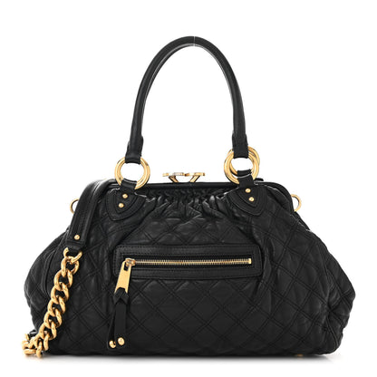 Marc Jacobs Calfskin Quilted Stam Black 1 of 12