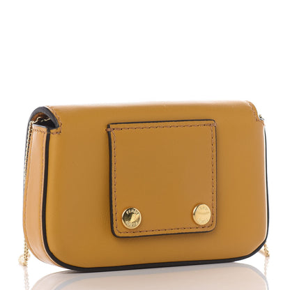 Fendi Vitello Century Opaco Nano Baguette Belt Charm Zucca 2 of 7