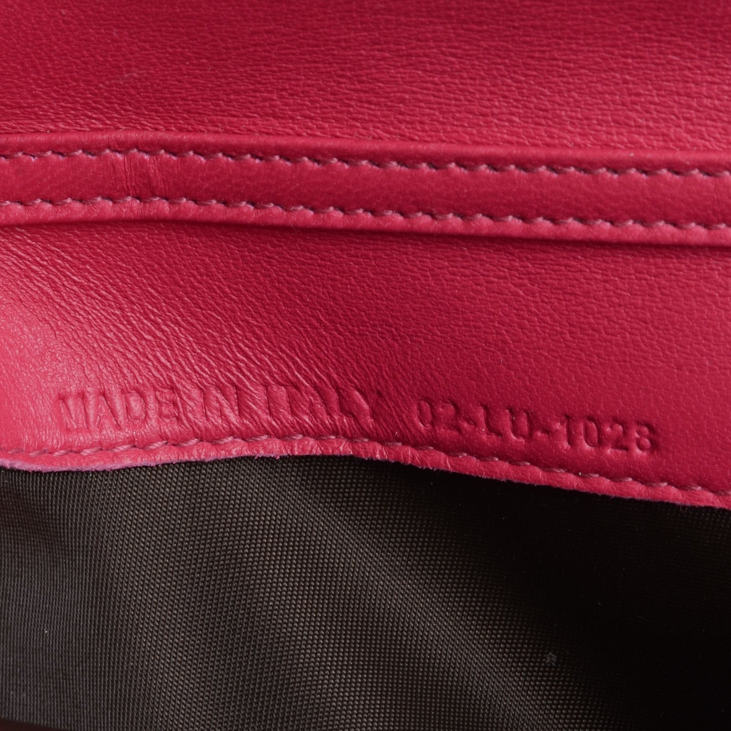 Lambskin Cannage Lady Dior Charm Wallet Pink