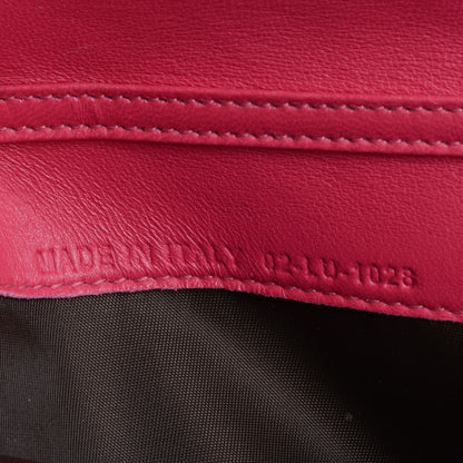 Christian Dior Lambskin Cannage Lady Dior Charm Wallet Pink 8 of 8