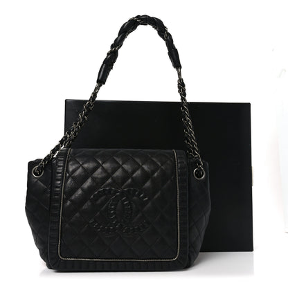 Chanel Calfskin Quilted Istanbul Accordion Flap Black 11 of 11