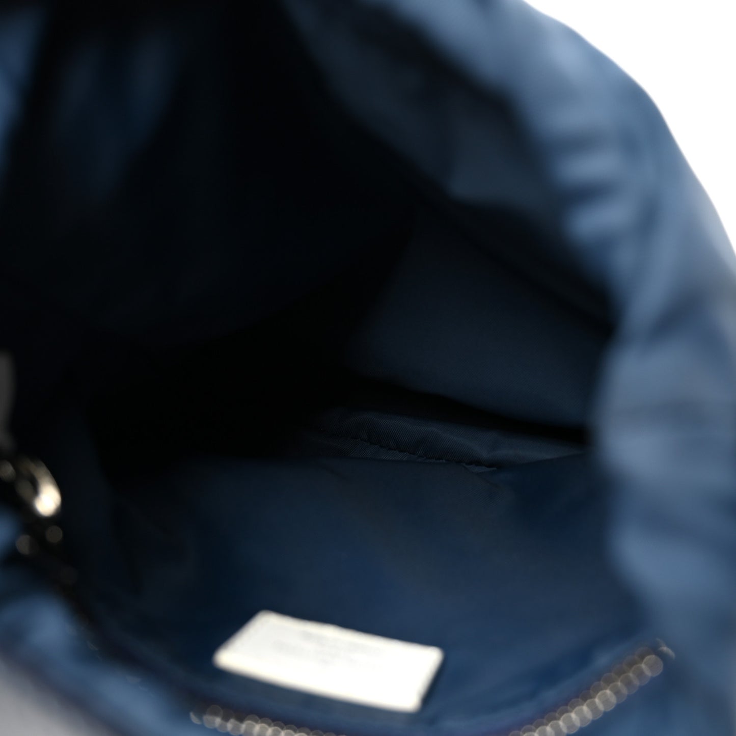 Hickory Stripes Denim Monogram Watercolor Sac Marin BB Blue