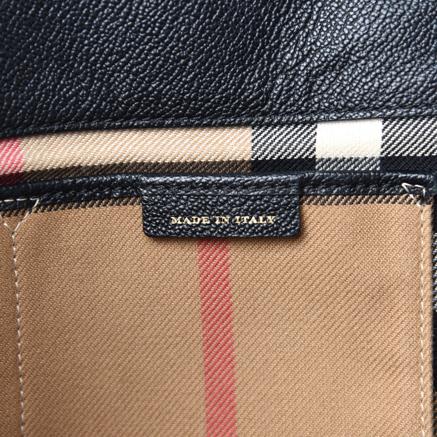 Soft Grain Calfskin Medium Buckle Tote Black