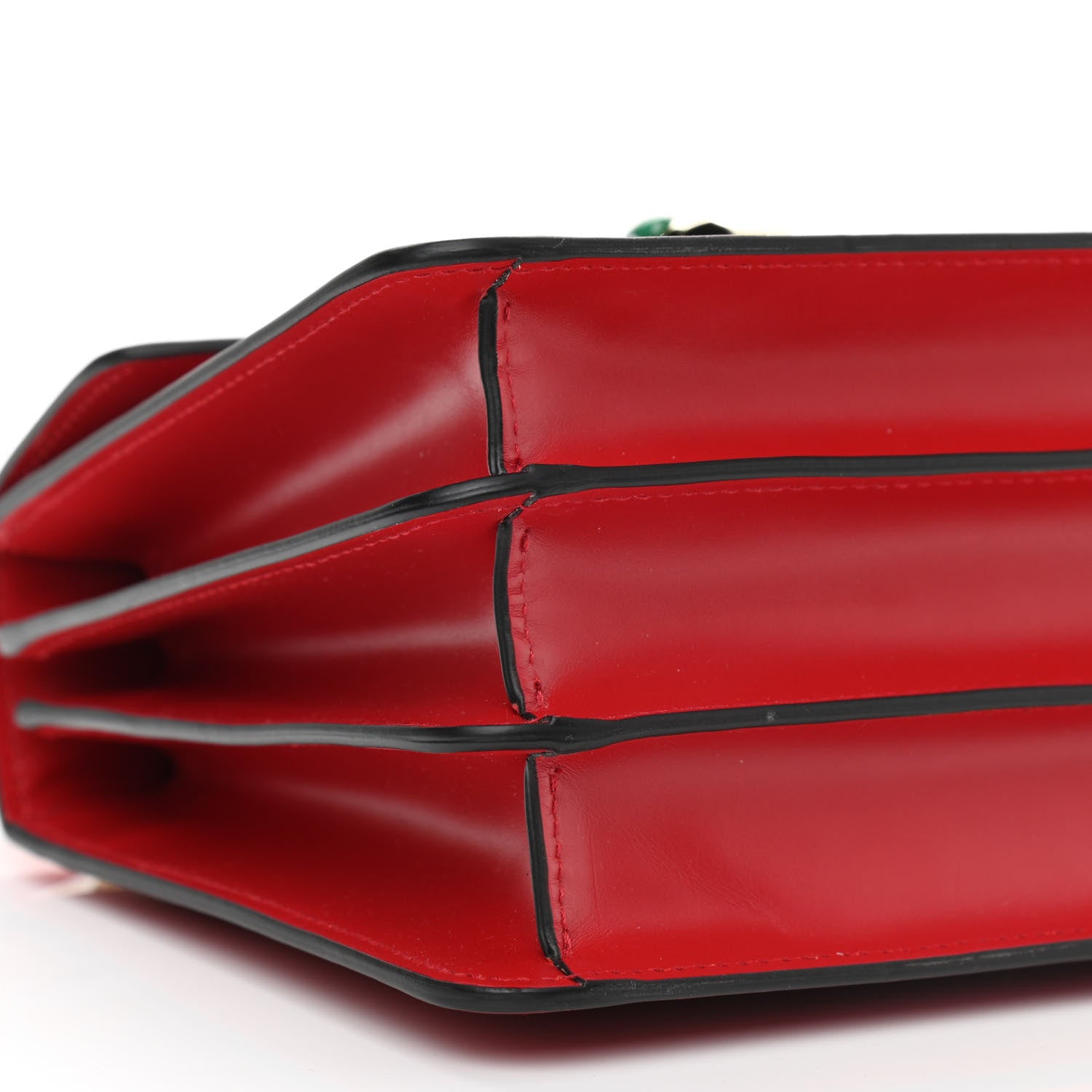 Bulgari Calfskin Serpenti Forever Top Handle Red 9 of 10