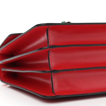 Bulgari Calfskin Serpenti Forever Top Handle Red 9 of 10