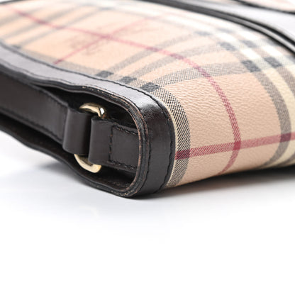 Burberry Haymarket Check Shoulder Bag Chocolate 10 of 15