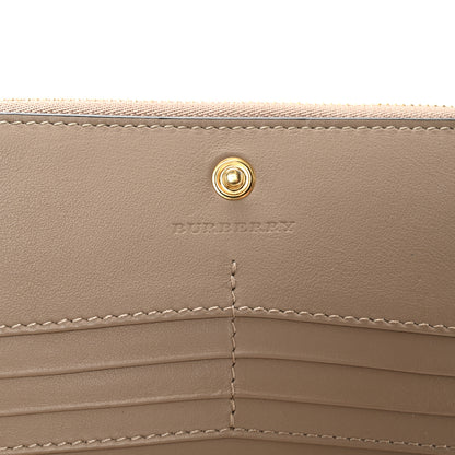 Burberry Calfskin Alvington Continental Wallet Honey 7 of 10