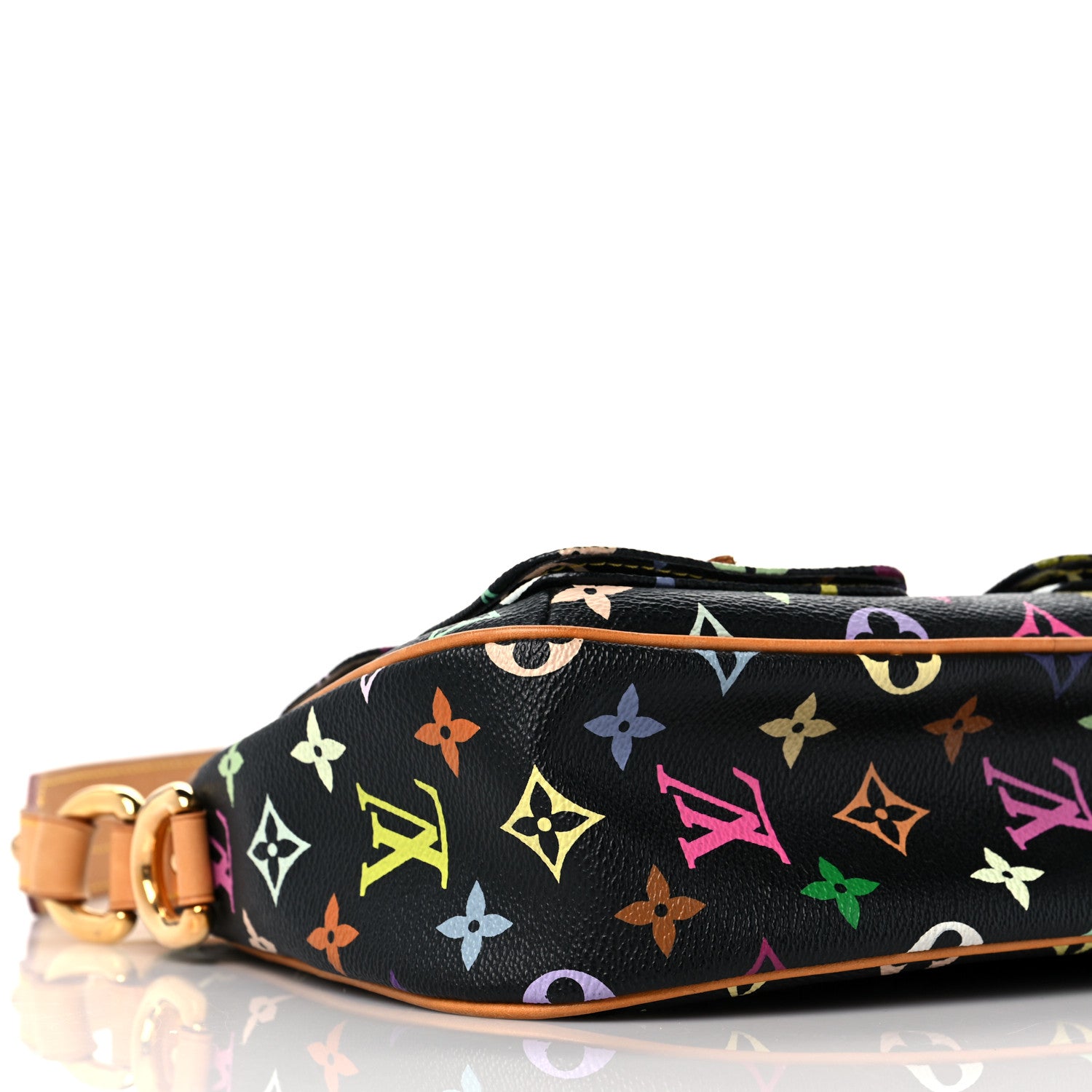 Louis Vuitton Monogram Multicolor Lodge PM Black 7 of 9