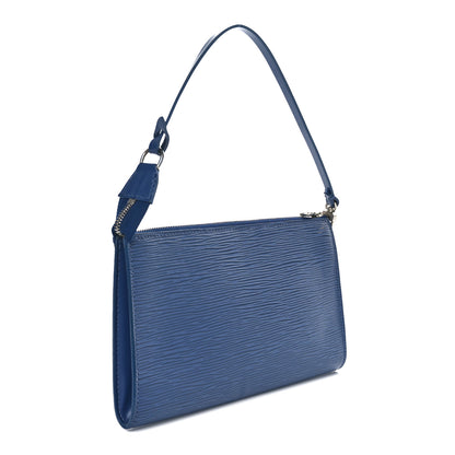 Louis Vuitton Epi Pochette Accessories 24 Myrtille 3 of 9