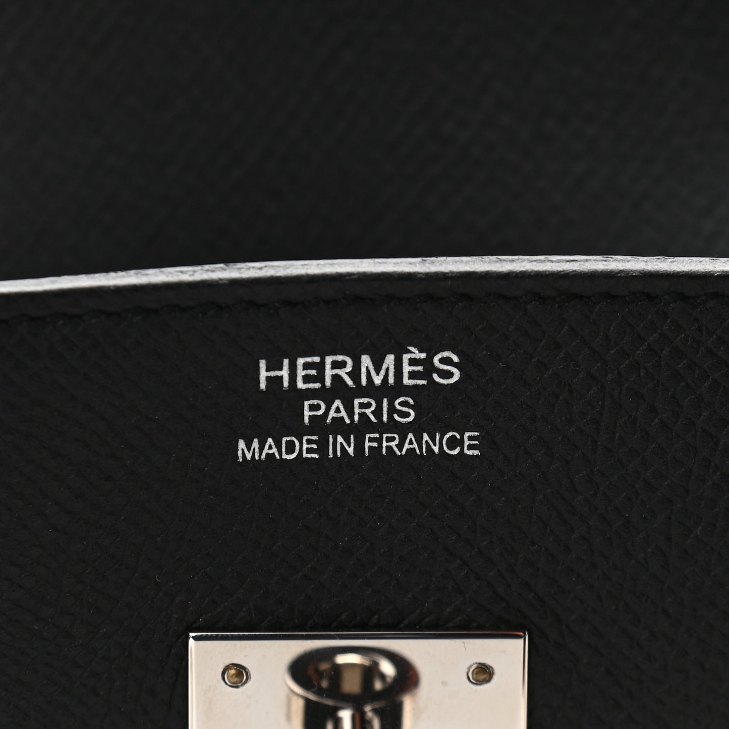 Epsom Birkin 35 Black