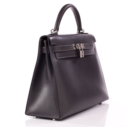 Hermes Box Kelly 32 Ardoise 3 of 8