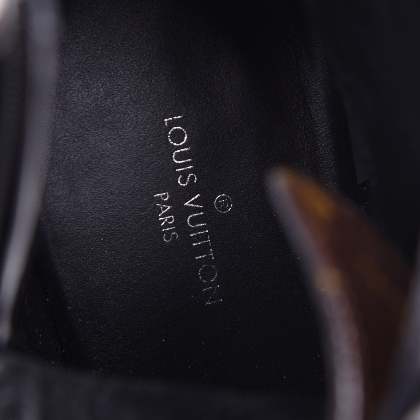 Patent Calfskin Monogram Star Trail Ankle Boots 40 Black