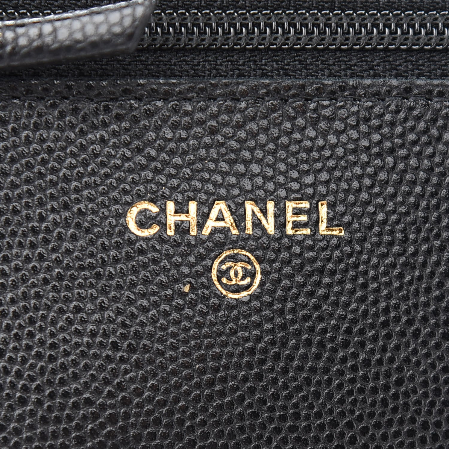 Chanel Caviar Quilted Coco Candy Wallet On Chain WOC Black 6 of 10