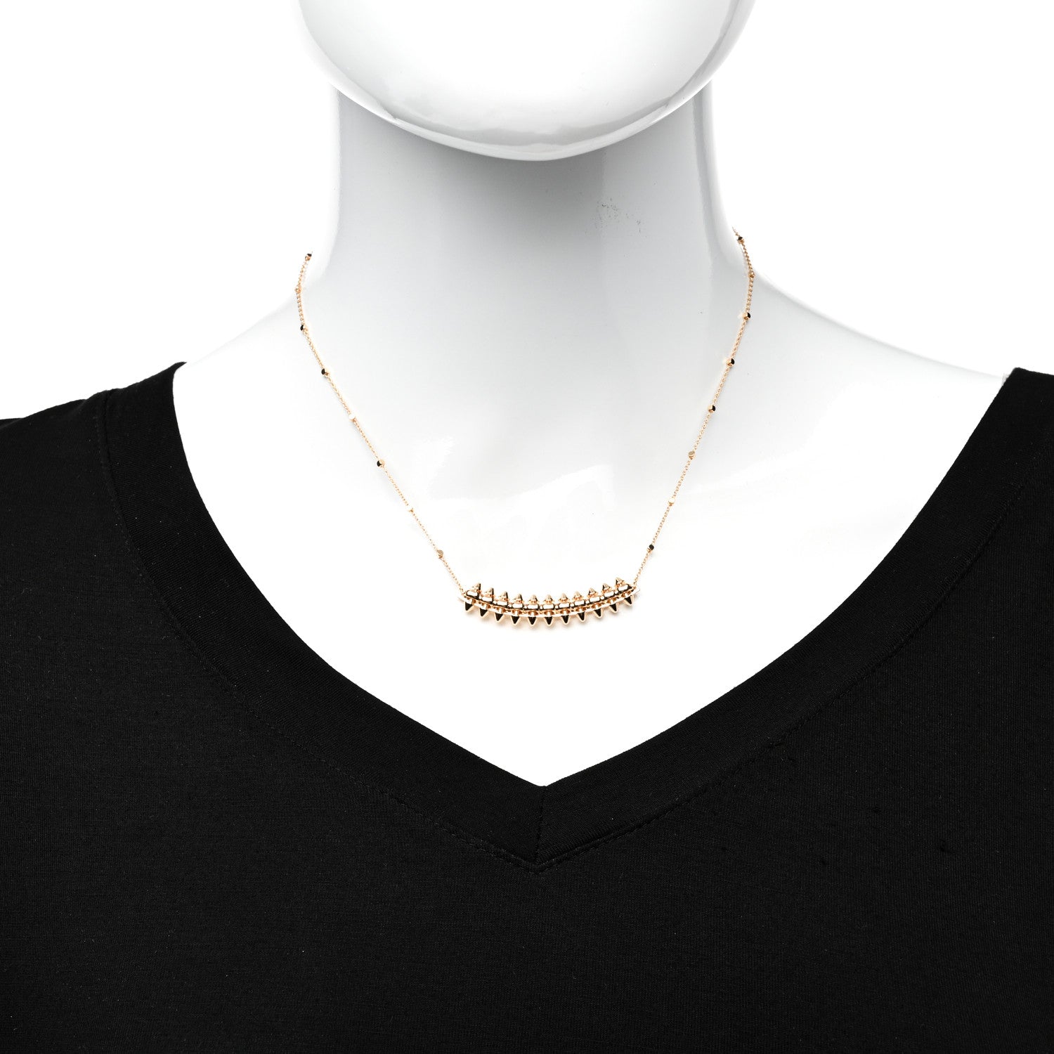 Cartier 18K Pink Gold Medium Clash de Cartier Necklace 2 of 6