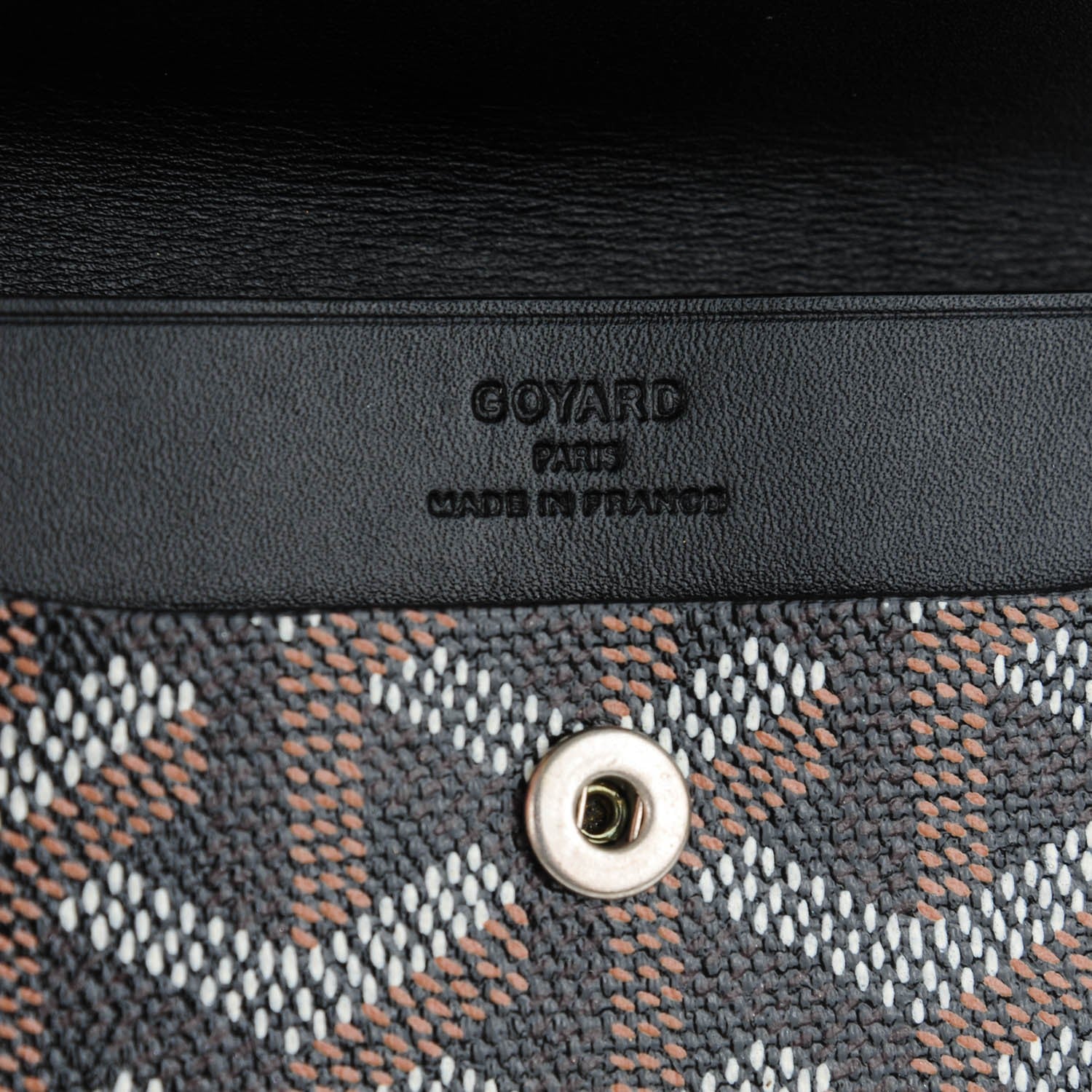 Goyard Goyardine Coin Purse Wallet Black 6 of 7