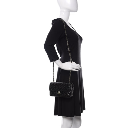 Chanel Patent Calfskin Quilted Mini Rectangular Flap Black 2 of 11