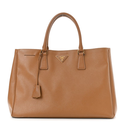 Prada Saffiano Lux Large Tote Caramel 1 of 13
