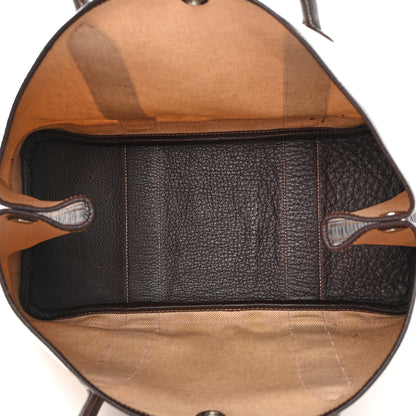 Hermes Toile Buffle Gala Garden Party Tote 36 MM Marron Fonce 5 of 20