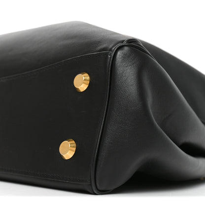 Balenciaga Natural Smooth Calfskin Medium Rodeo Top Handle Handbag Black 9 of 9