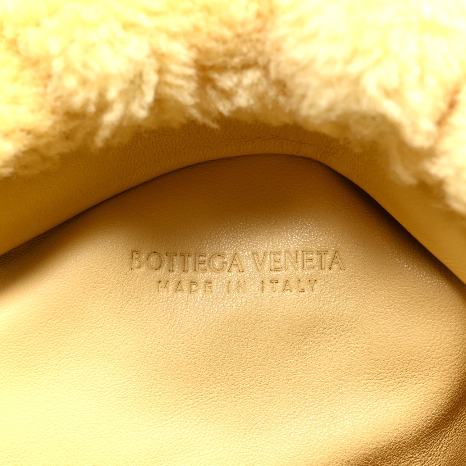 Bottega Veneta Shearling The Fringe Pouch Teddy 6 of 10