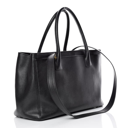 Chanel Calfskin Cerf Executive Shopper Tote Black 5 of 12