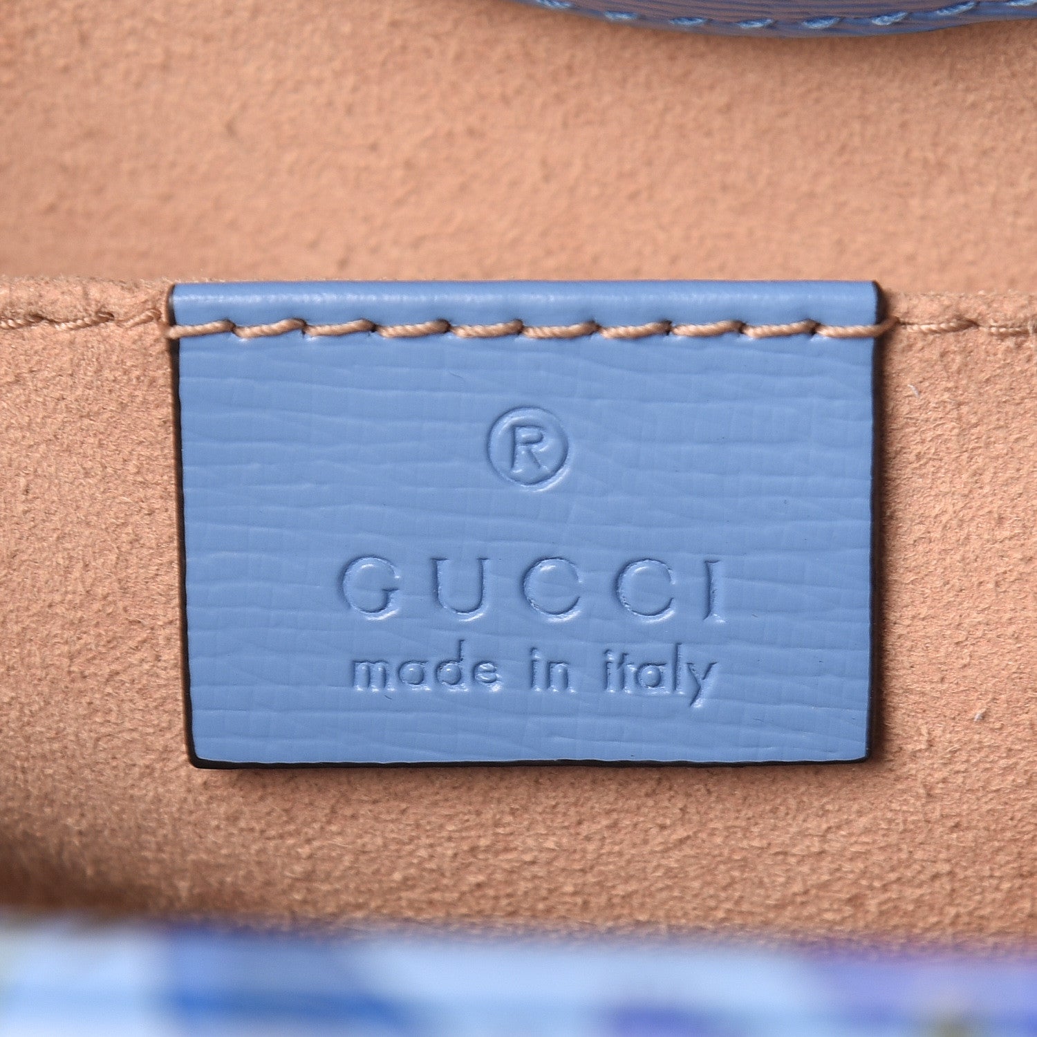 Gucci Calfskin Bamboo Web New Flora Mini Nymphaea Top Handle Bag Azure 5 of 11