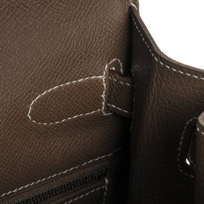 Hermes Epsom Kelly Sellier 35 Etoupe 18 of 27