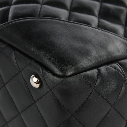 Chanel Calfskin Quilted Large Cambon Bowler Black 9 of 9