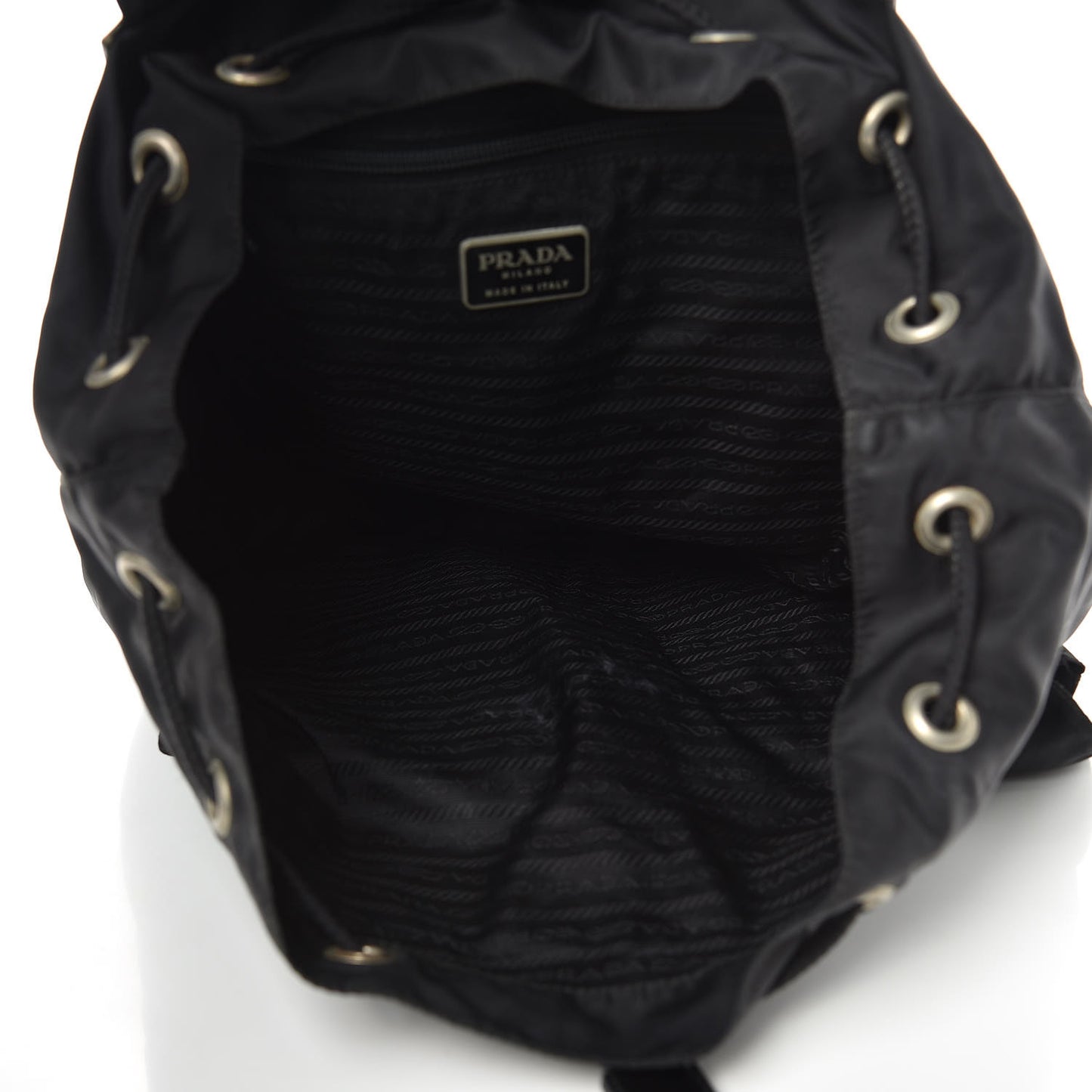Nylon Vela Medium Backpack Black