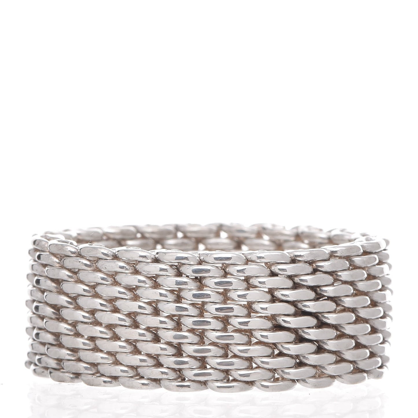 Sterling Silver Somerset Mesh Ring 60 9