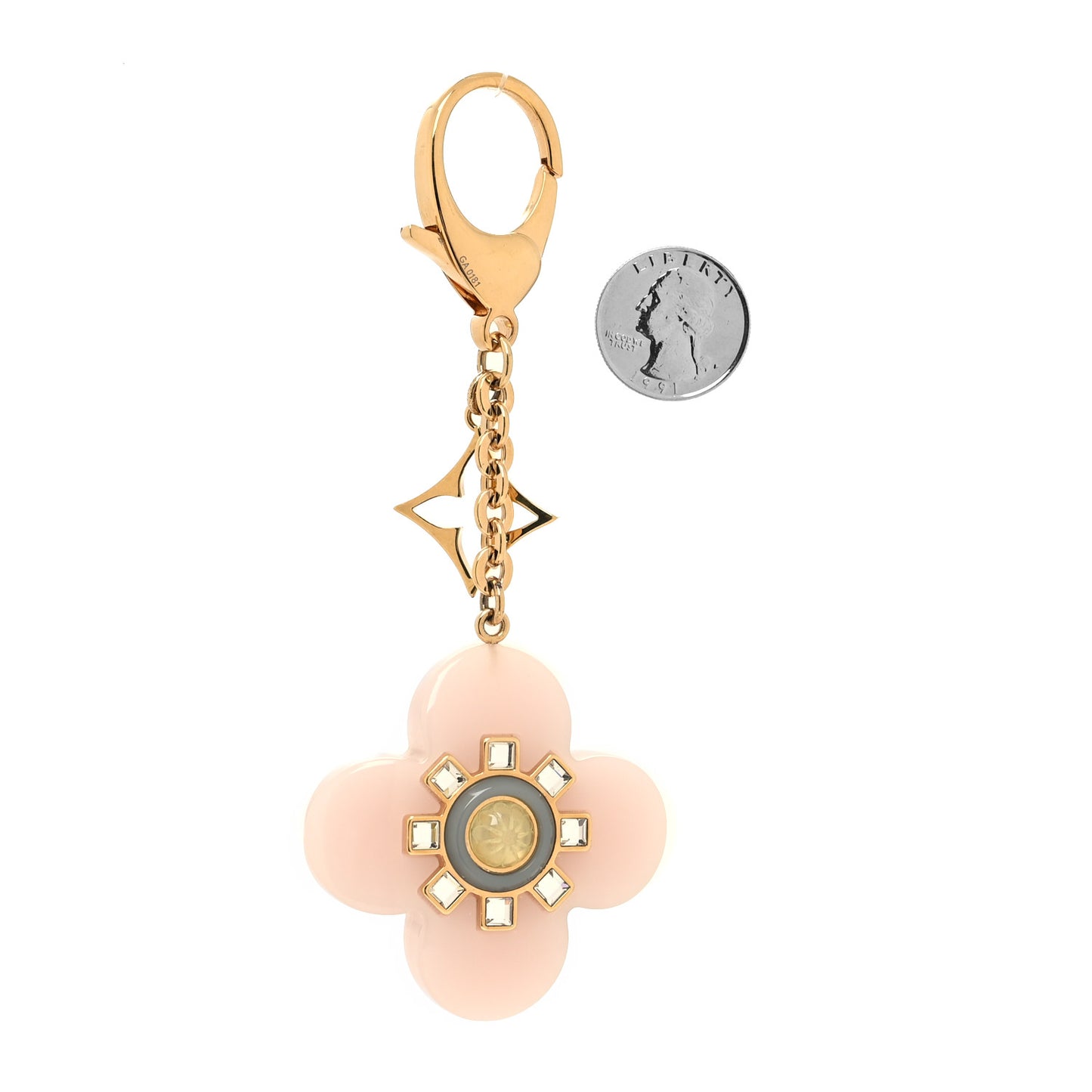 Fleur d Etoile Bag Charm Rose