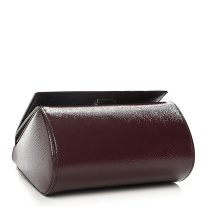Givenchy Textured Calfskin Mini Pandora Box Chain Crossbody Bag Oxblood 4 of 12